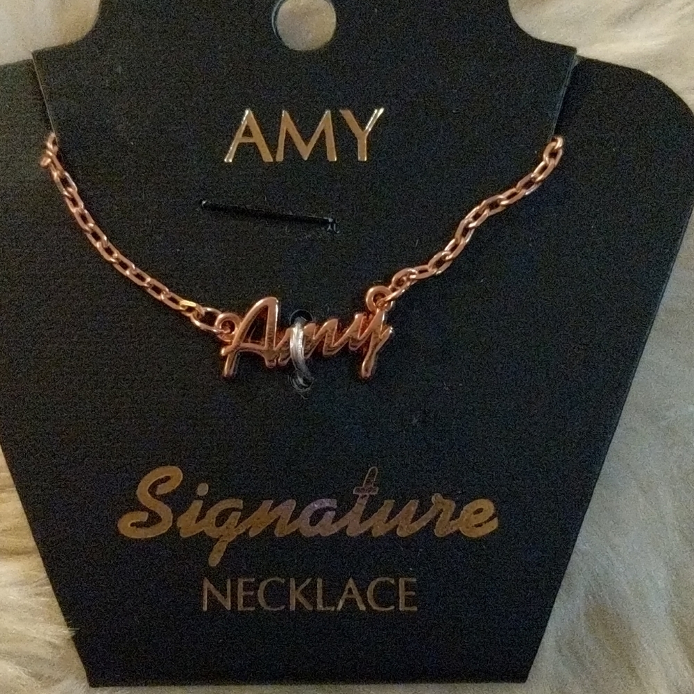 Amy Rose Gold Necklace
